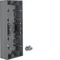 K.1 Three-gang vertical surface-mounted box, matt anthracite lacquered