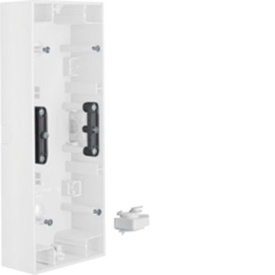 K.1 Three-gang vertical surface-mounted box, snow-white