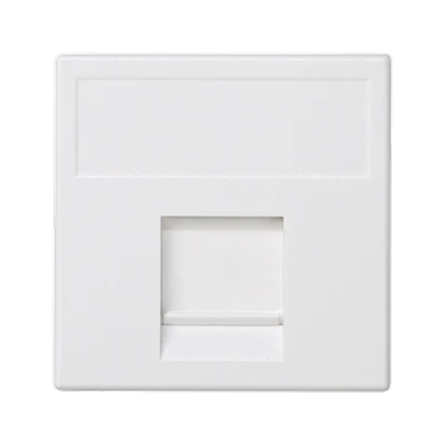 K45 1x RJ board with BELDENCDT cover pure white