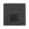 K45 1x RJ board with cover BELDENCDT gray graphite