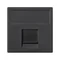 K45 1x RJ board with PANDUIT cover gray graphite
