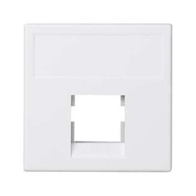 K45 1xRJ plate without covers 3M Volition OCK pure white