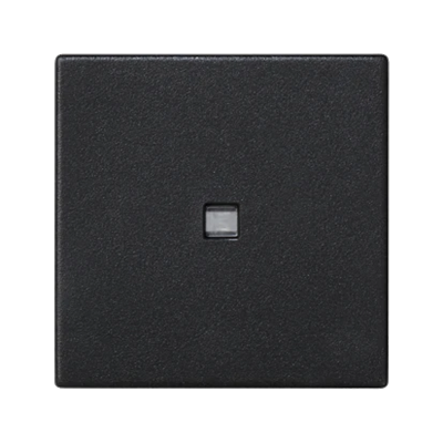 K45 45x45 Tasto dell'interruttore normalmente aperto con retroilluminazione, colore grigio grafite