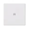 K45 45x45 tecla de interruptor normalmente abierto con retroiluminación, blanco puro