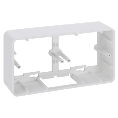 K45 Caja de superficie plegable doble 2xK45 blanco puro