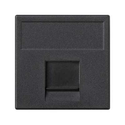 K45 Carte de communication de données 1xRJ avec couvercle KRONE HK gris graphite