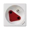 K45 DATA socket with key and grounding 16A, 230V with power indicator pure white