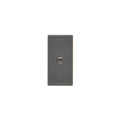 K45 deska/2 mini-jack zásuvky 22, 5x45mm + vložka, grafitově šedá