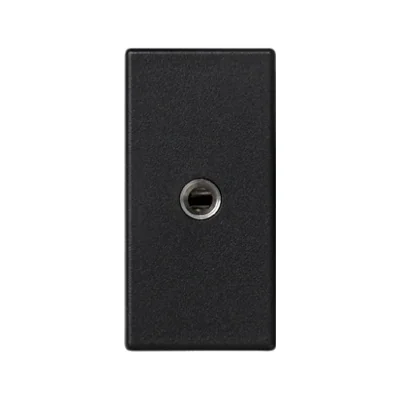 K45 deska/2 mini-jack zásuvky 22, 5x45mm + vložka, grafitově šedá