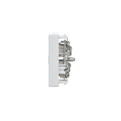 K45 Multimedia board with male TV socket 45x45mm + insert pure white