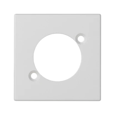 K45 plate for XLR sockets (NEUTRIK), pure white