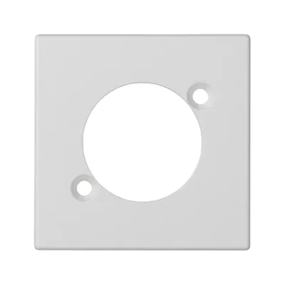 K45 plate for XLR sockets (NEUTRIK), pure white