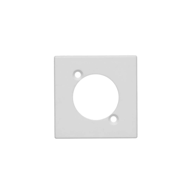 K45 plate for XLR sockets (NEUTRIK), pure white