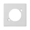 K45 plate for XLR sockets (NEUTRIK), pure white