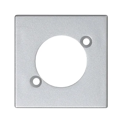 K45 Płytka multimedialna do gniazd XLR (NEUTRIK) aluminium