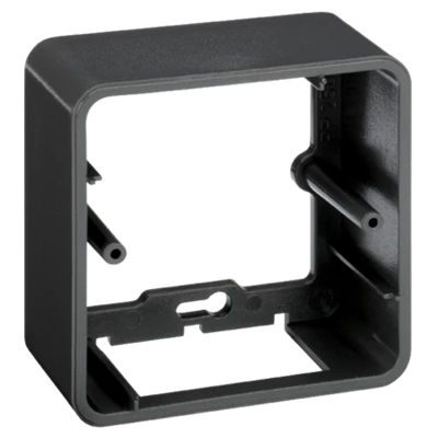 K45 Single folded surface-mounted box 1xK45 gray graphite