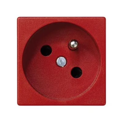 K45 socket with grounding 16A, 230V, red