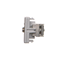 K45 TV-SAT socket 5-2400 MHz 2dB, aluminum