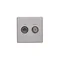 K45 TV-SAT socket 5-2400 MHz 2dB, aluminum