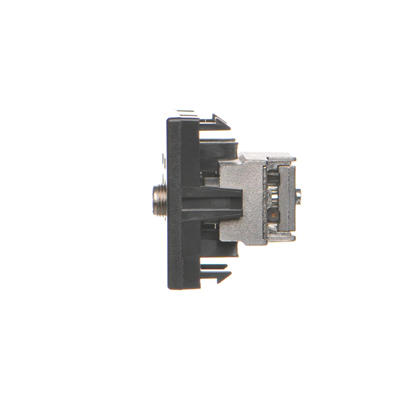 K45 TV-SAT socket 5-2400 MHz 2dB gray graphite