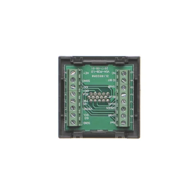 K45 VGA-Anschlussplatine (D-Sub 15) 45x45mm + Einsatz, graphitgrau