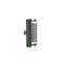 K45 VGA connector board (D-Sub 15) 45x45mm + insert, gray graphite