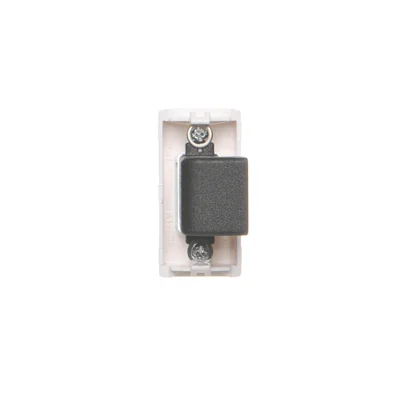 K45/2 adaptérová deska HDMI-HDMI 22, 5x45mm + vložka, čistě bílá