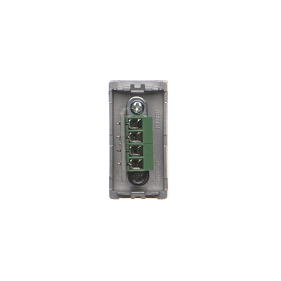 K45/2 Carte multimédia avec USB type A femelle 22.5x45mm aluminium