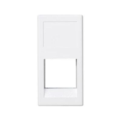 K45/2 Data communication board 1xRJ without covers 22.5x45mm 3M Volition OCK pure white