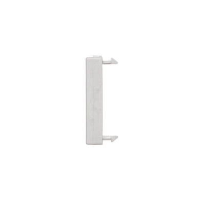 K45/2 Empty plate for 2x RCA (CINCH) connectors 22.5x45mm pure white