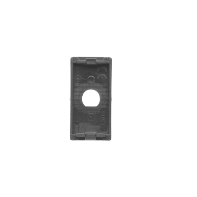 K45/2 Hohlplatte 22,5x45mm mit Loch Φ10mm graphitgrau