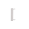 K45/2 Hollow plate 22.5x45mm with hole Φ10mm pure white