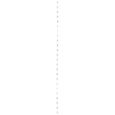 K45/2 Hollow plate 22.5x45mm with hole Φ10mm pure white