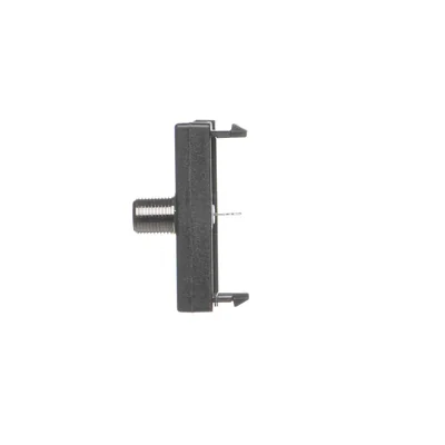 K45/2 Панель з роз'ємом SAT (F) "мама" 22,5x45 мм + вставка сірий графіт