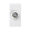 K45/2 PCB, SAT (F) socket + insert, pure white