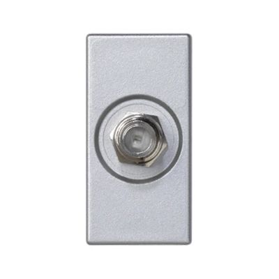 K45/2 PCB with SAT (F) female socket 22.5x45mm + aluminum insert