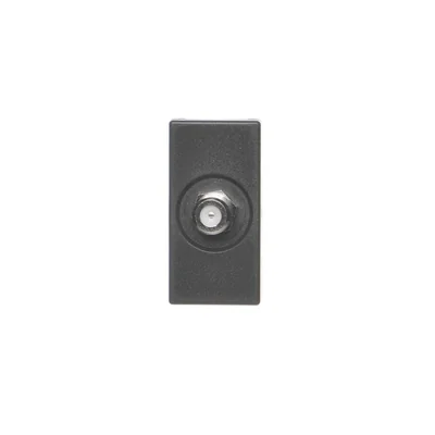 K45/2 PCB with SAT (F) female socket 22.5x45mm + graphite gray insert