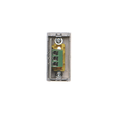 K45/2 Platte für 2x RCA (CINCH) Anschlüsse 22,5x45mm + Aluminiumeinsätze