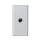 K45/2 Płytka multimedialna z mini-jack 22,5x45mm + wkład aluminium