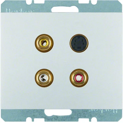K.5 3x presa RCA/S-Video, alluminio
