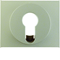K.5 Central element for the key switch, varnished stainless steel