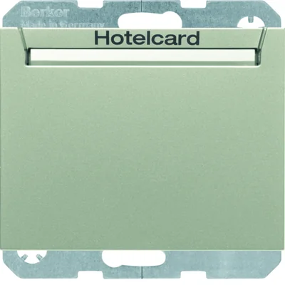 K.5 Commutateur de relais pour carte d'hôtel, acier inoxydable