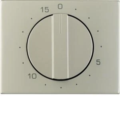 K.5 Elemento centrale con manopola di regolazione per interruttore meccanico 15 minuti, acciaio inox