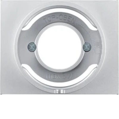 K.5 Front plate for E14 light indicator aluminum