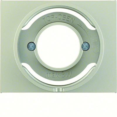 K.5 Front plate for E14 light indicator steel