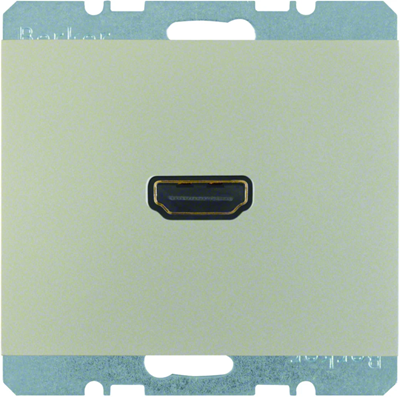 K.5 HDMI socket lacquered stainless steel