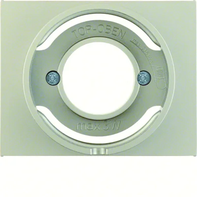 K.5 Placa frontal para señal luminosa E14, acero