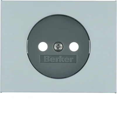 K.5 Placa frontal para toma de aluminio sin conexión a tierra