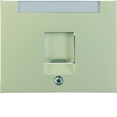 K.5 Plaque frontale simple avec glissière anti-poussière en acier