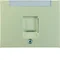 K.5 Plaque frontale simple avec glissière anti-poussière en acier